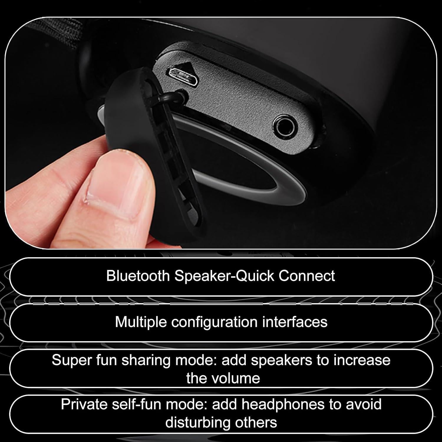 Juego de Batería de Aire KOQQQ K20 con Bluetooth y Pedales