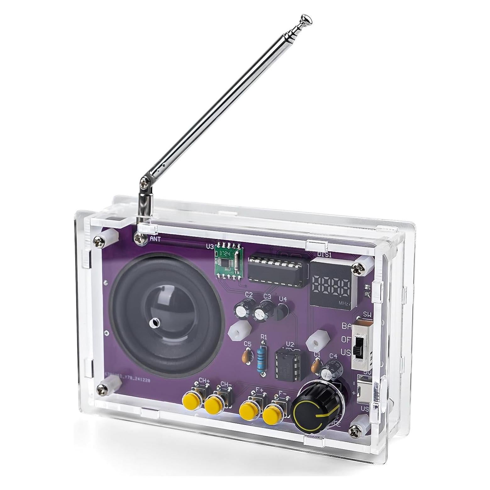 Kit de Soldadura de Radio FM LEPANDA XP-ShouYJ-01 con Altavoz