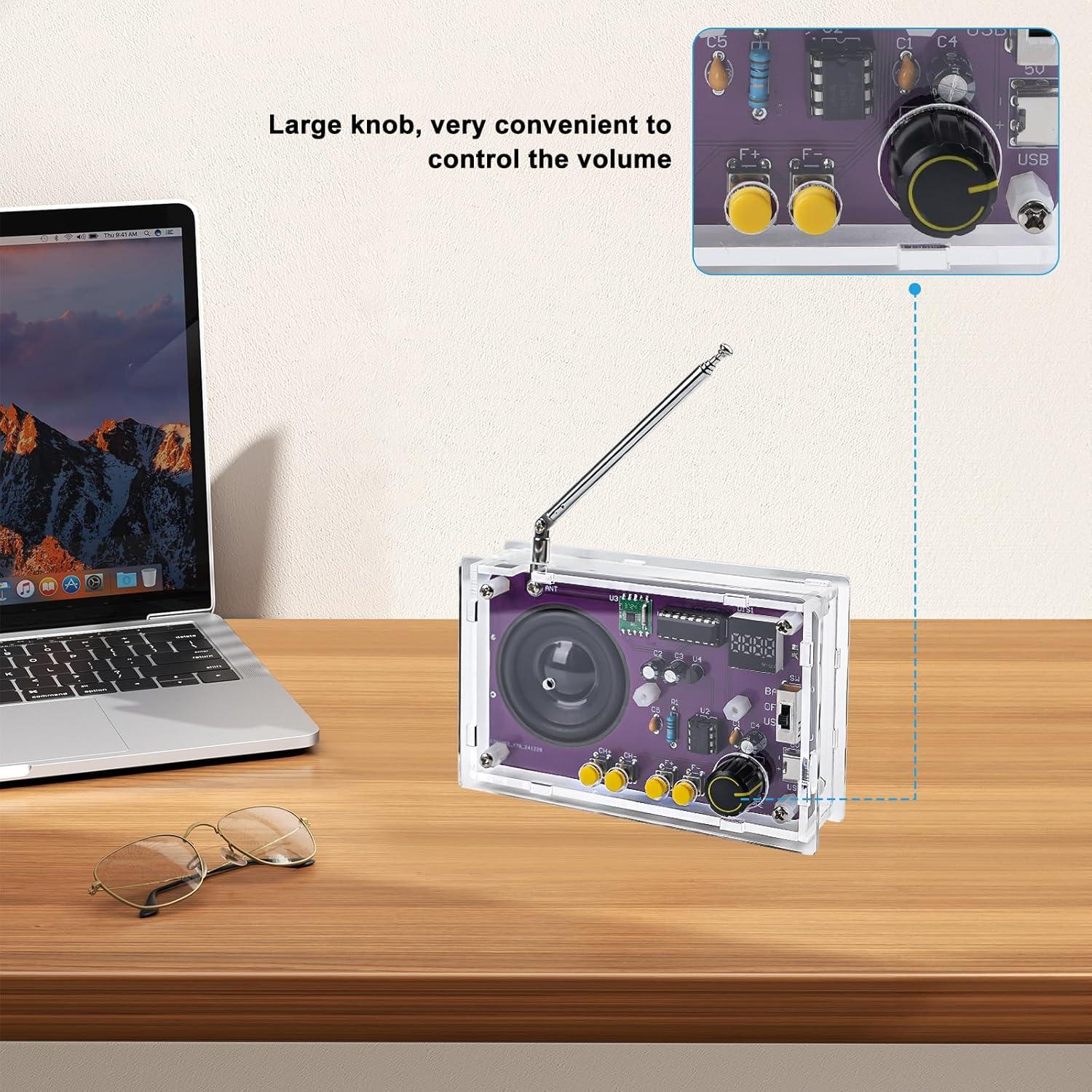 Kit de Soldadura de Radio FM LEPANDA XP-ShouYJ-01 con Altavoz