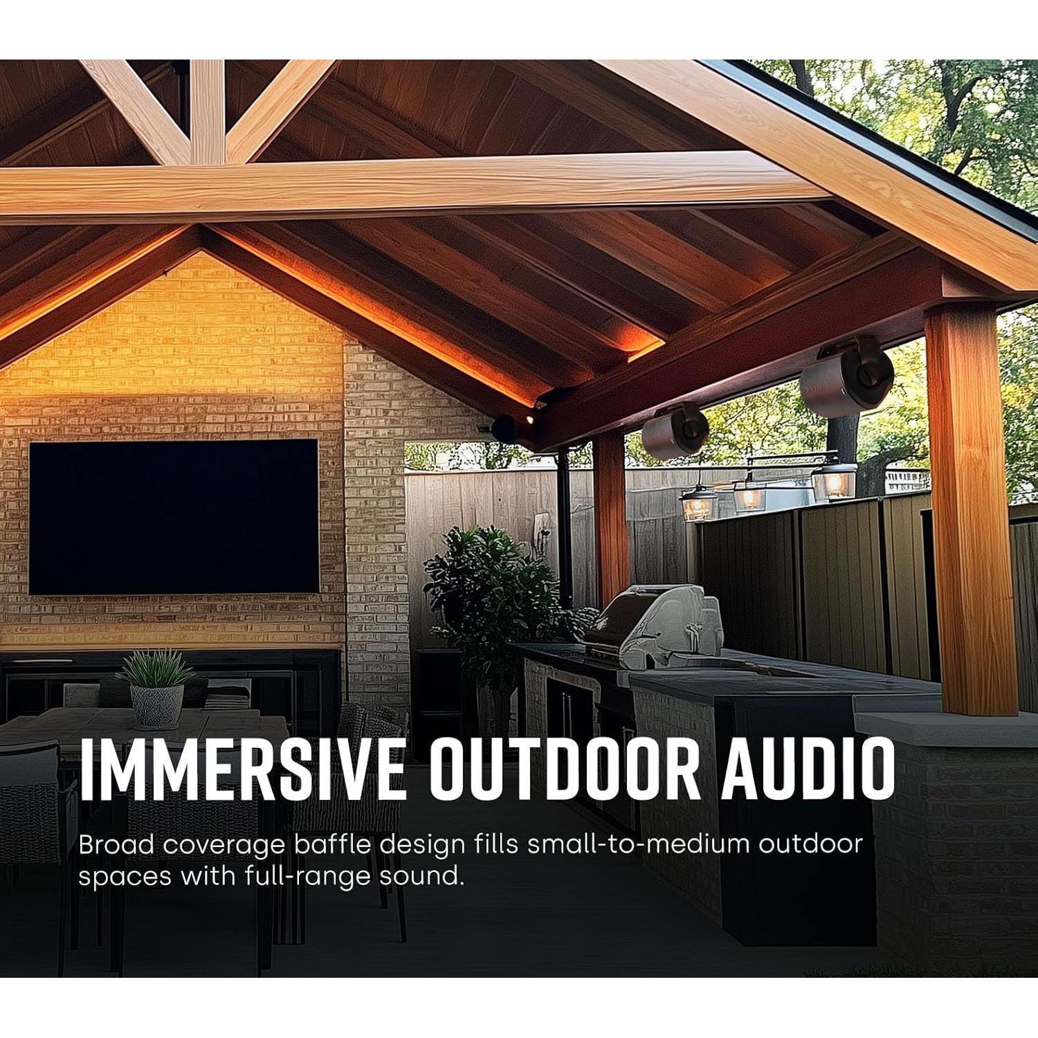 Altavoces Polk Audio Atrium 5 para exteriores, blancos, 2.08 kg