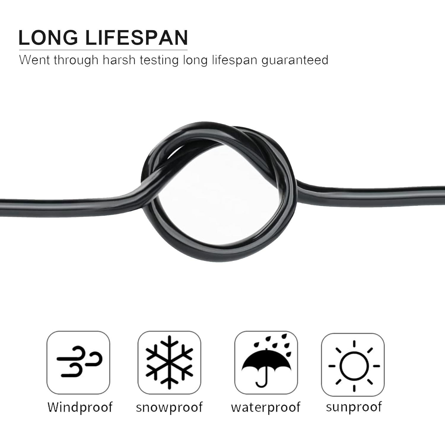 Cable eléctrico 18 AWG 7 conductores ENERJOUR 30.48m para LED