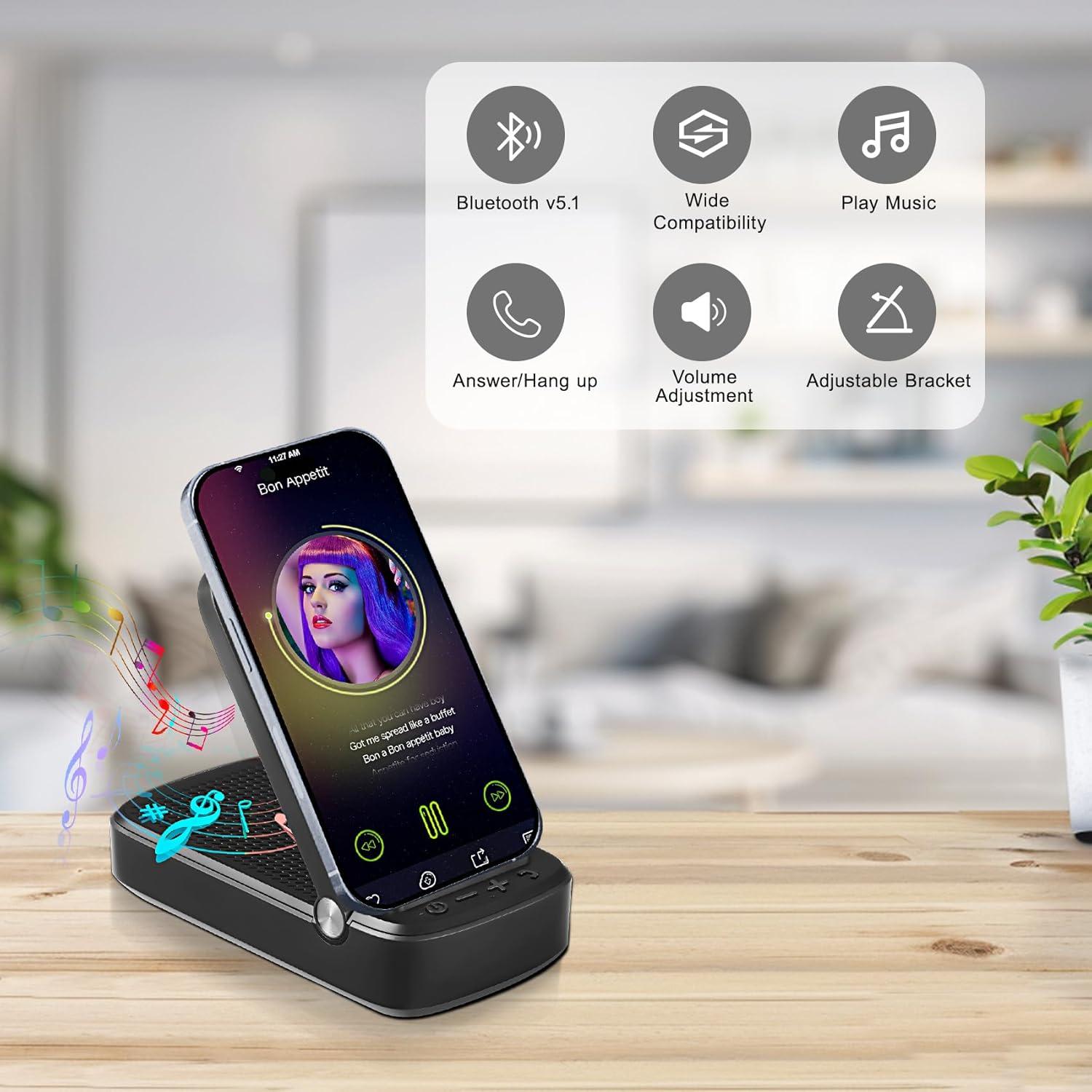 Altavoz Bluetooth Inalámbrico INSSISAIN con Soporte Ajustable