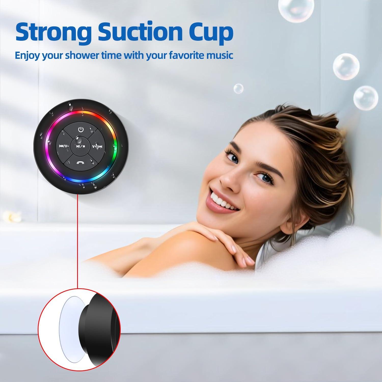Altavoz Bluetooth Impermeable NITMTYOU IP67 para Ducha 8.3cm