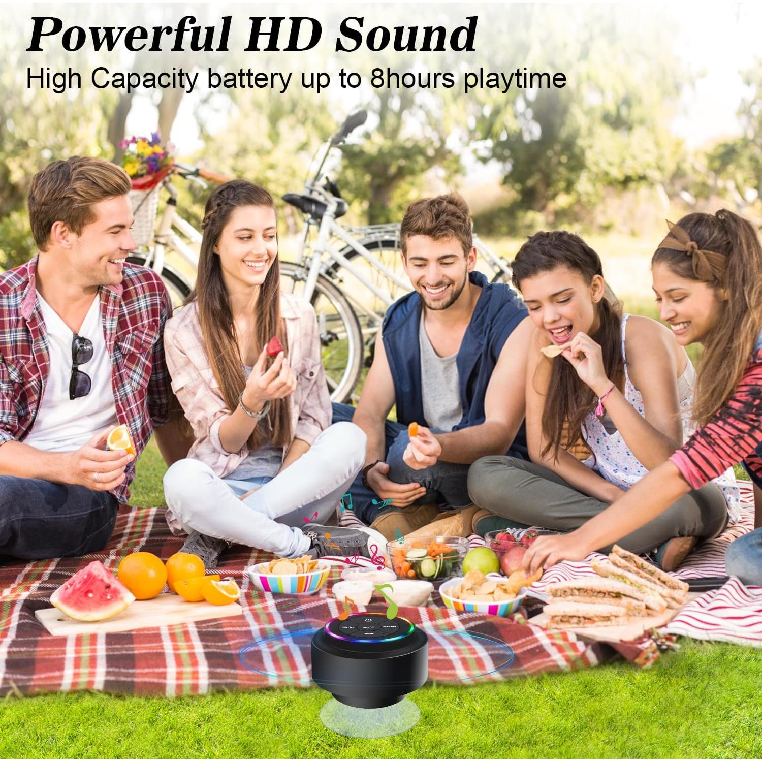 Altavoz Bluetooth Impermeable NITMTYOU IP67 para Ducha 8.3cm