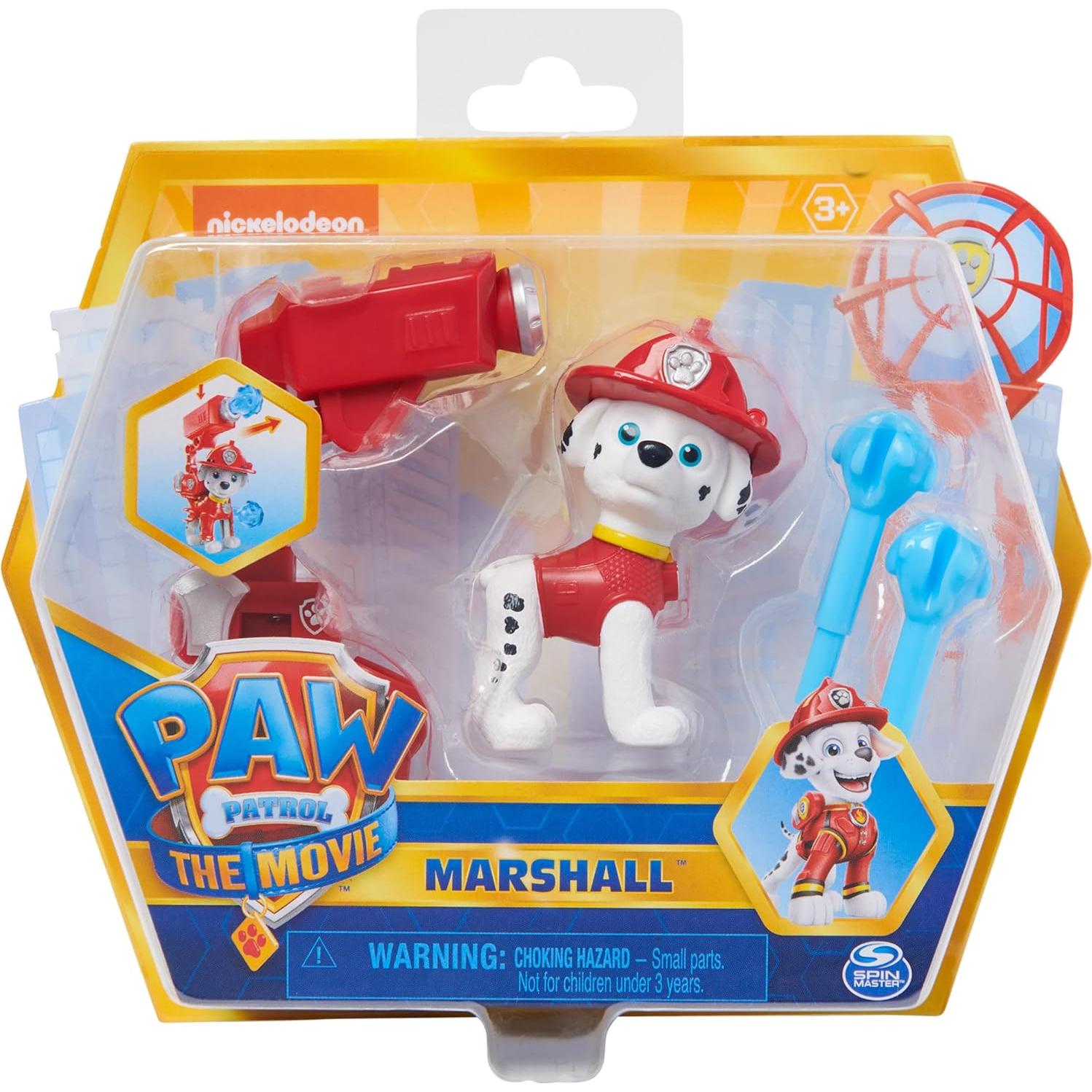Figura de Acción Marshall Paw Patrol con Mochila y Proyectiles