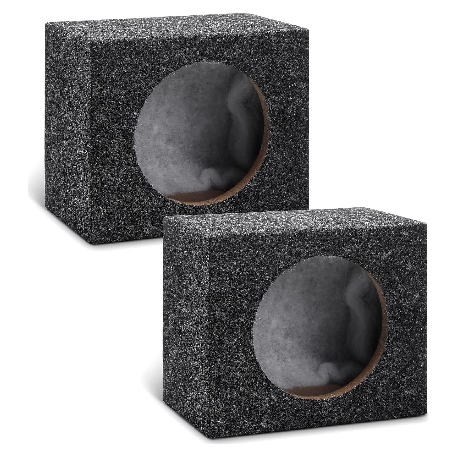 Caja de Altavoz para Coche BBTO 2 Pcs 6.5" Estilo Angulado