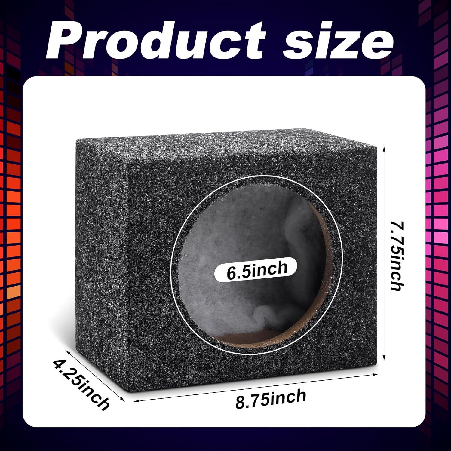 Caja de Altavoz para Coche BBTO 2 Pcs 6.5" Estilo Angulado