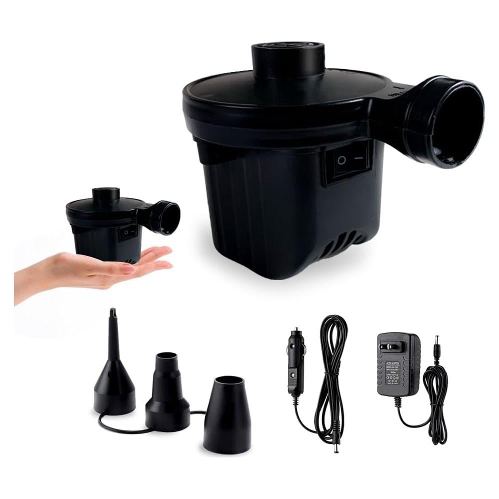 Bomba de Aire Eléctrica Inscool Portátil 3 Boquillas 0.34kg