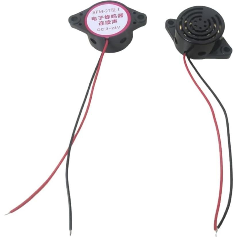 Zumbador Electrónico Piezo 4Pcs GDQLCNXB 3-24V 80dB