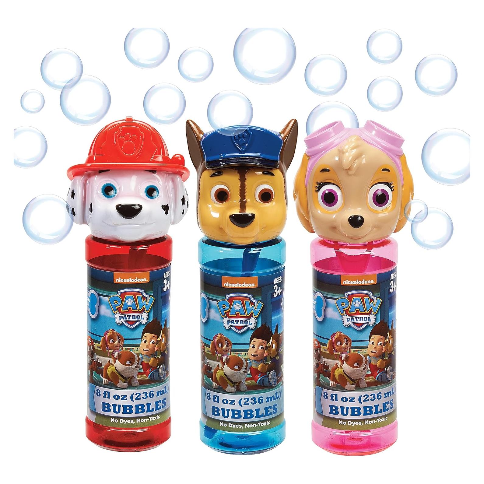 Set de Burbujas Paw Patrol 12 Piezas 8oz Chase Marshall Skye