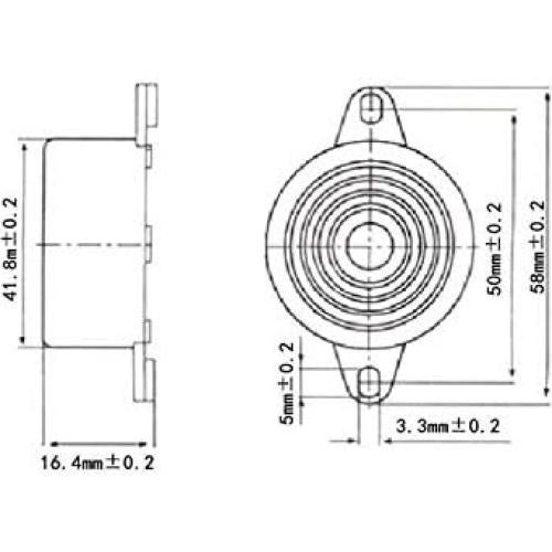 Zumbador Electrónico Alarma 100dB Qianxin CYT1117 - 6 Pcs