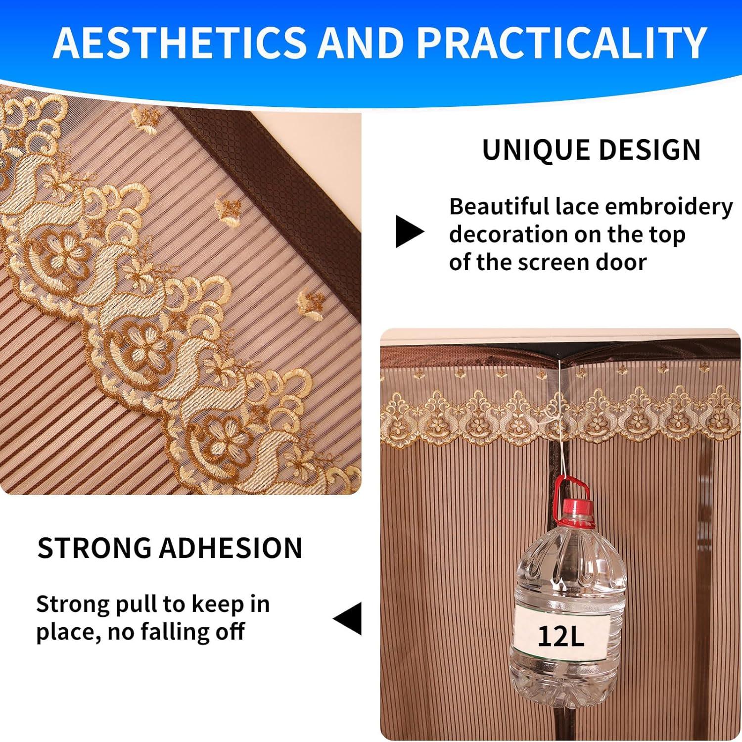 Puerta de Pantalla Magnética HAOMAIJIA 91x203 cm con Imán