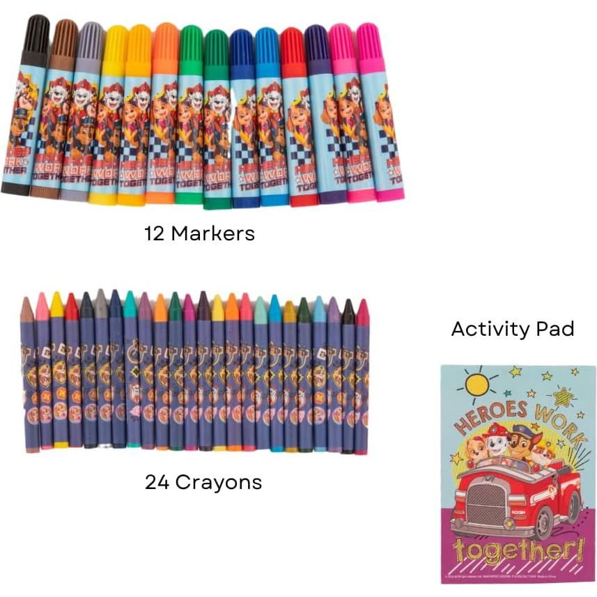 Conjunto de pintura Paw Patrol 1201 piezas para niños
