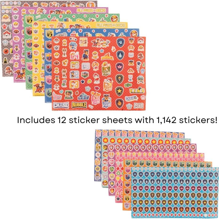 Conjunto de pintura Paw Patrol 1201 piezas para niños