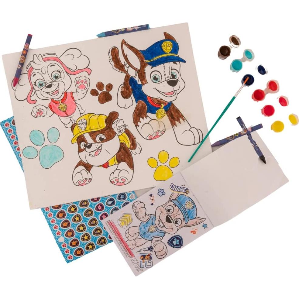 Conjunto de pintura Paw Patrol 1201 piezas para niños