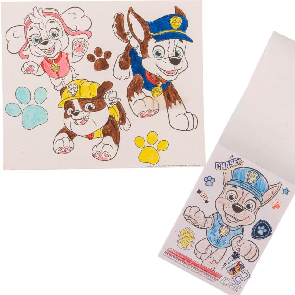 Conjunto de pintura Paw Patrol 1201 piezas para niños
