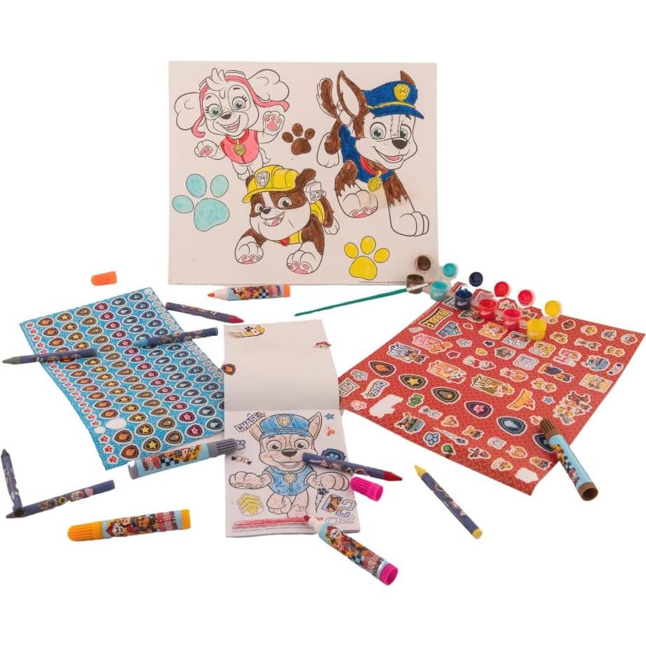 Conjunto de pintura Paw Patrol 1201 piezas para niños