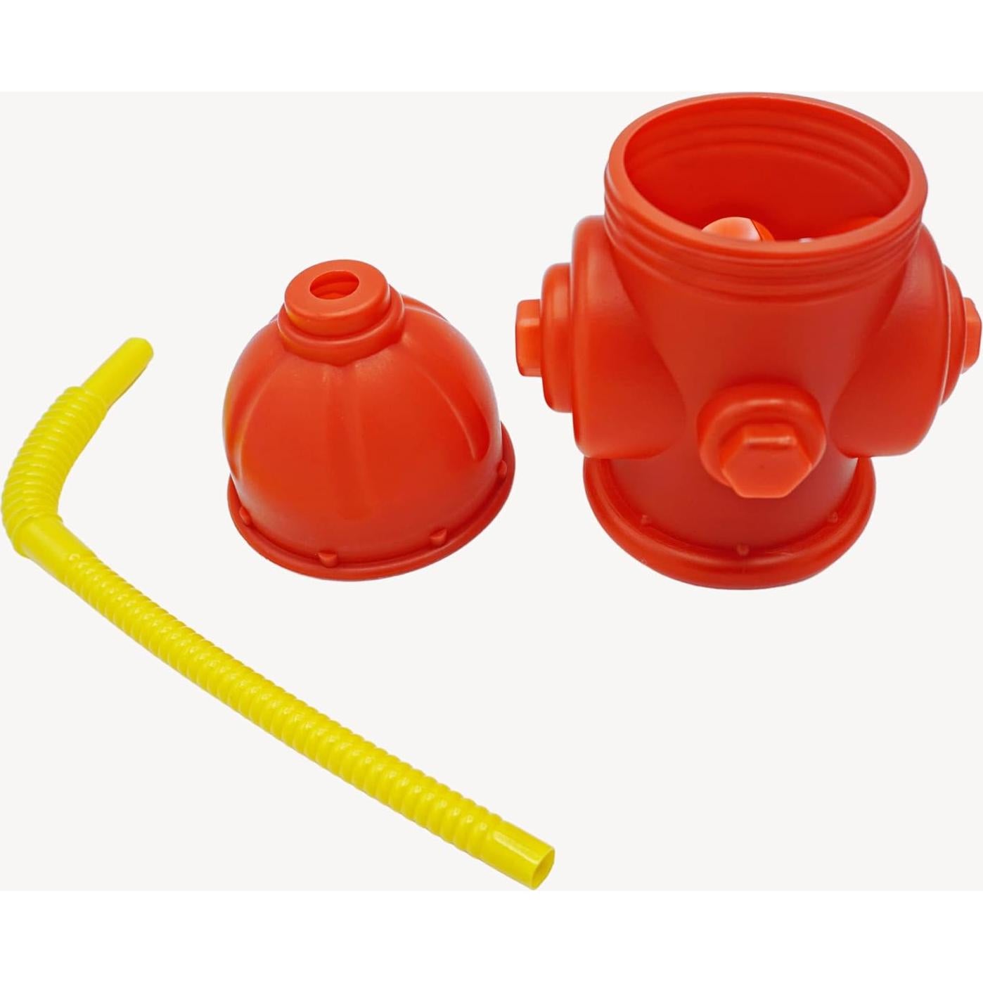 Tazas de Hidrante 4E's Amarillo 10 Piezas 354 ml Fiesta Bombero