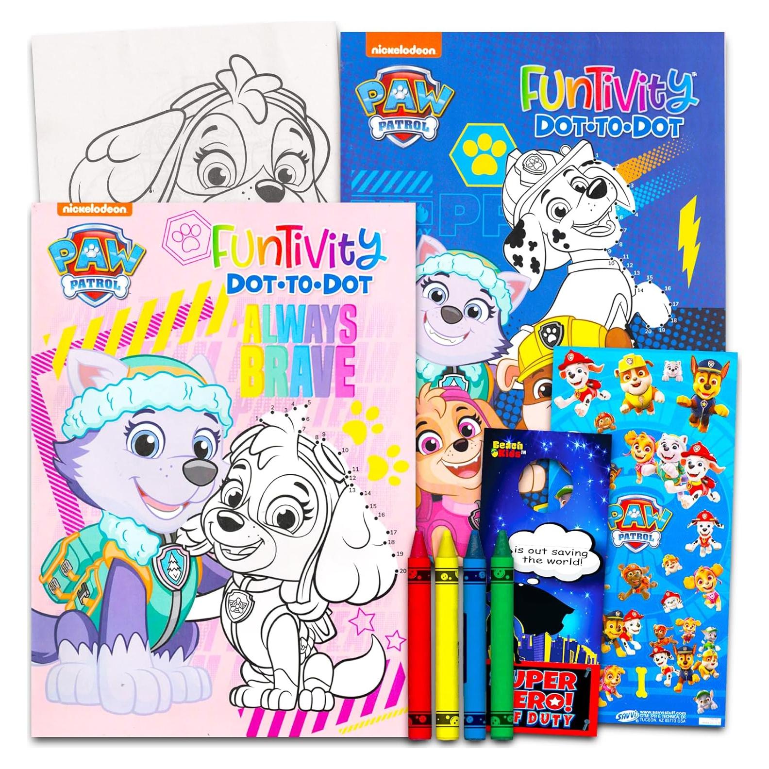 Libro para Colorear Jumbo Paw Patrol Skye Niñas 2-4 Años