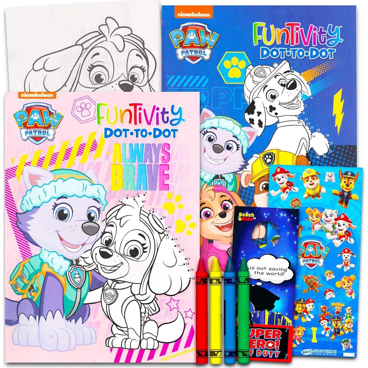 Libro para Colorear Jumbo Paw Patrol Skye Niñas 2-4 Años