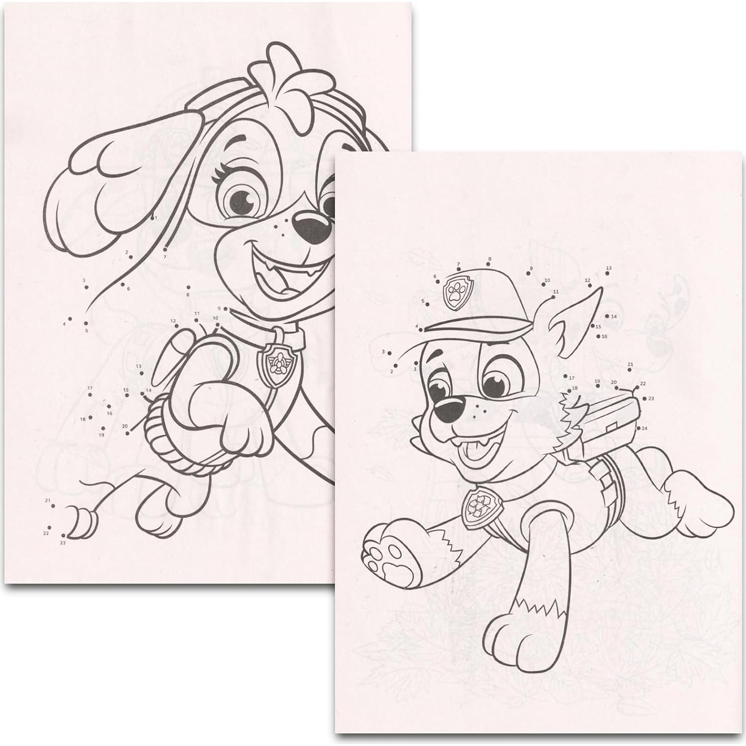 Libro para Colorear Jumbo Paw Patrol Skye Niñas 2-4 Años