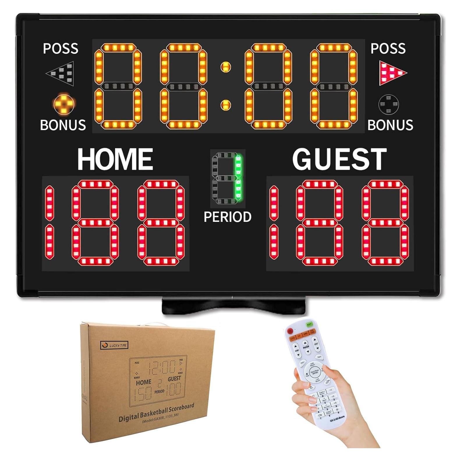 Marcador Electrónico LUCKY TIME 38.1x25.4 cm LED Portátil