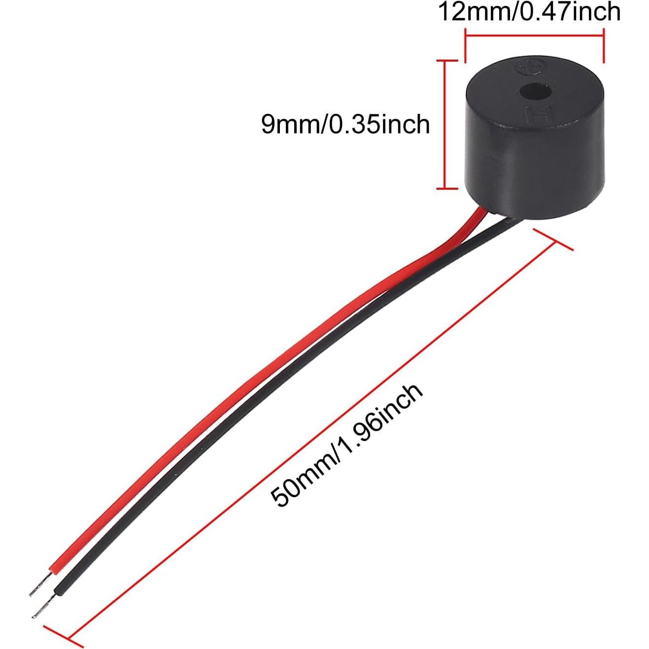 Zumbador Electrónico Activo UMLIFE 10PCS DC 3-12V 85dB