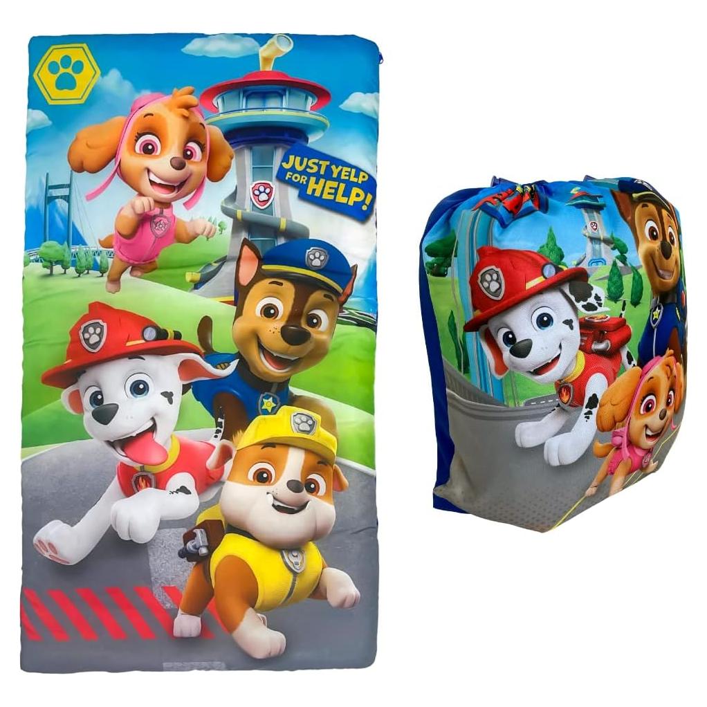 Saco de Dormir Franco Paw Patrol 2 Piezas Suave y Liviano