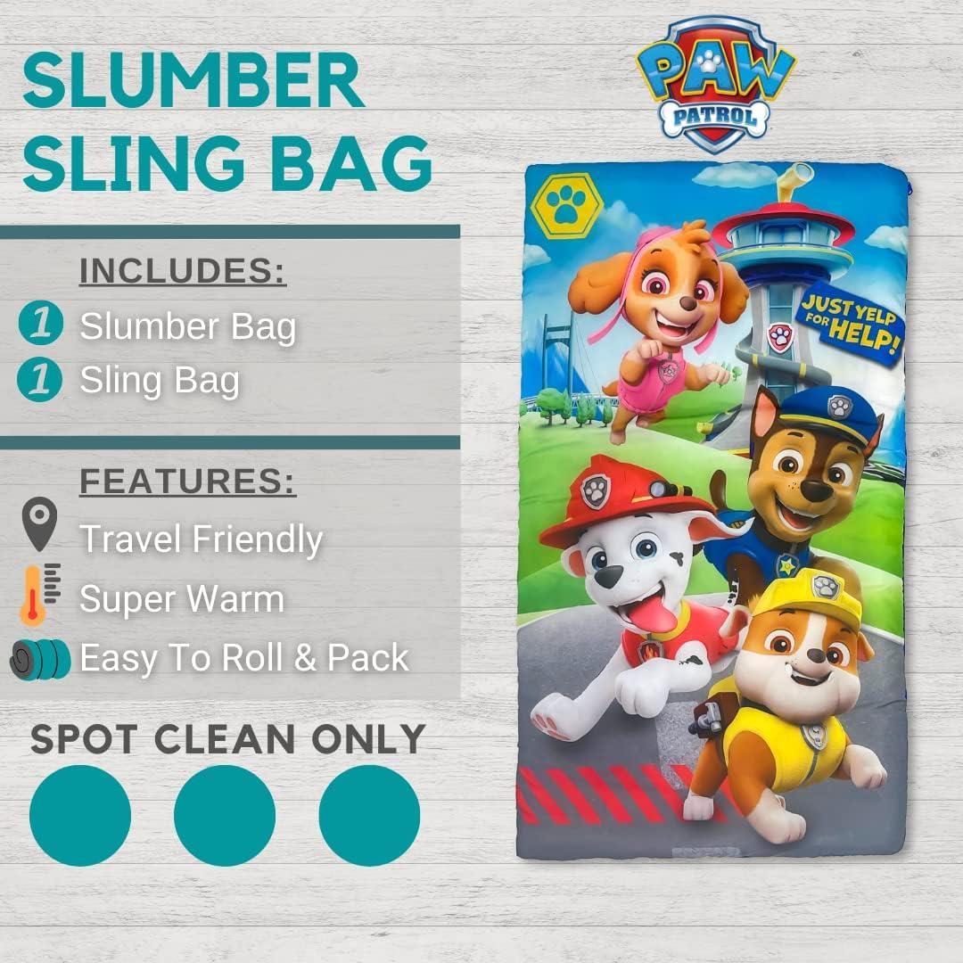 Saco de Dormir Franco Paw Patrol 2 Piezas Suave y Liviano