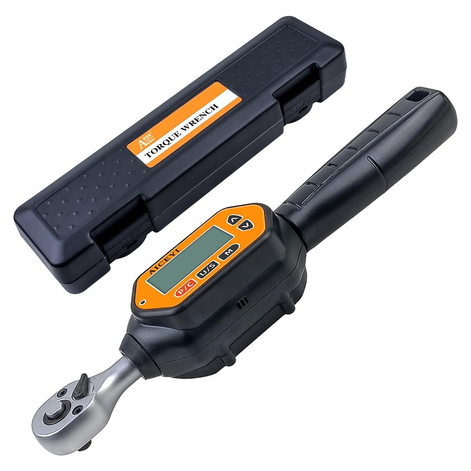 Llave de Torque Digital AICEYI 30 Nm 1/4 Pulgada Precisión ±2%