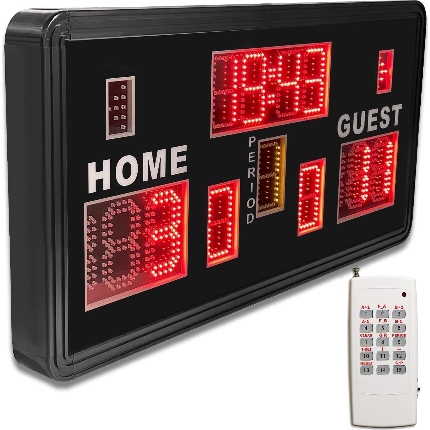 Tablero Electrónico de Baloncesto YZ 89x46 cm con Control Remoto