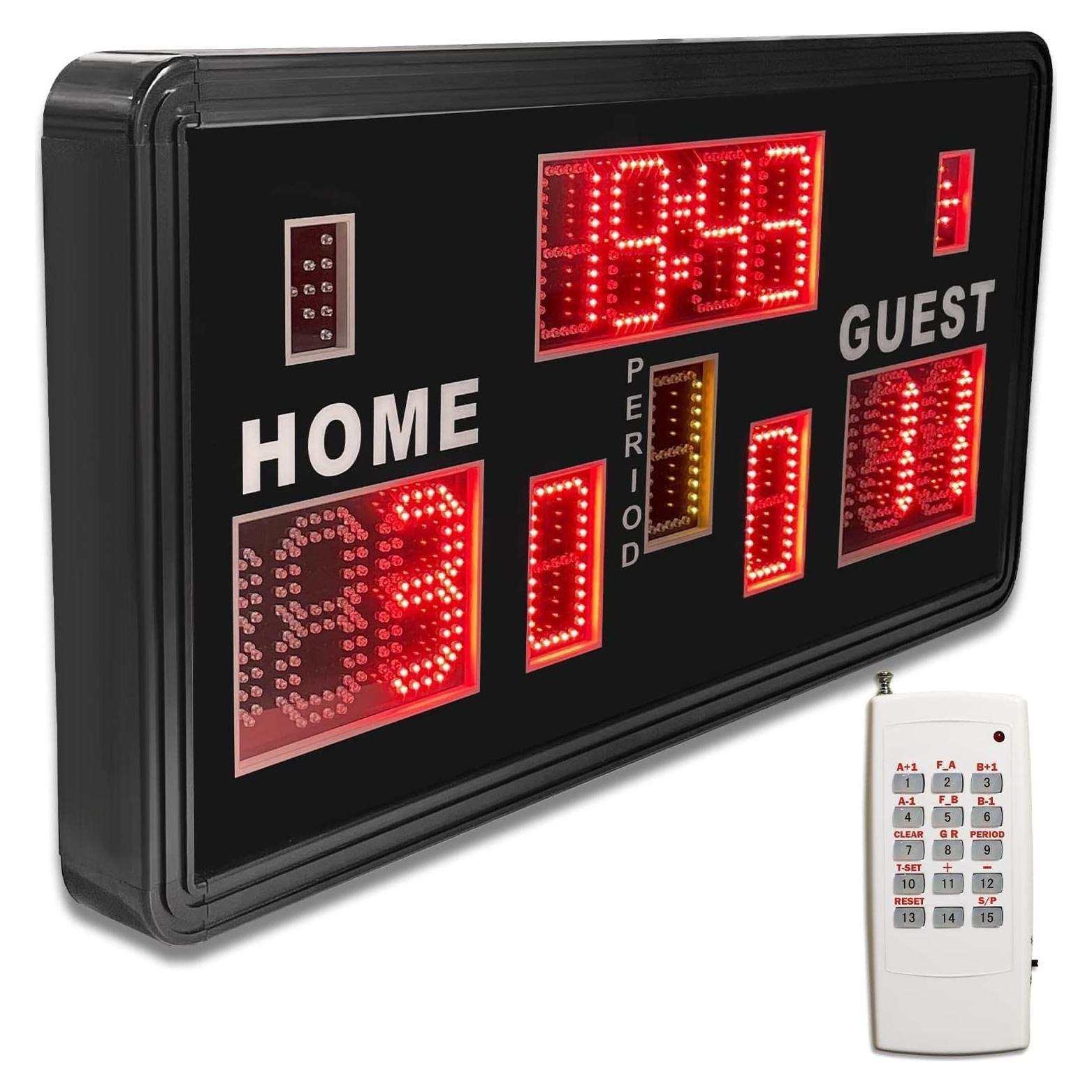 Tablero Electrónico de Baloncesto YZ con Control Remoto 90x45cm