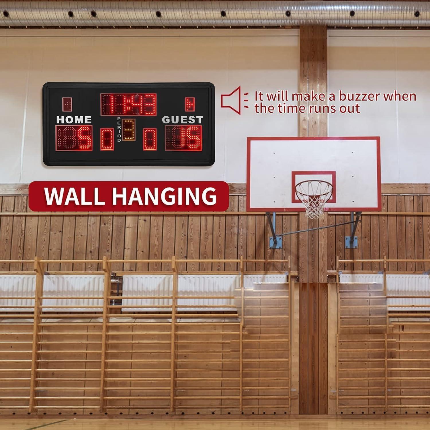 Tablero Electrónico de Baloncesto YZ con Control Remoto 90x45cm