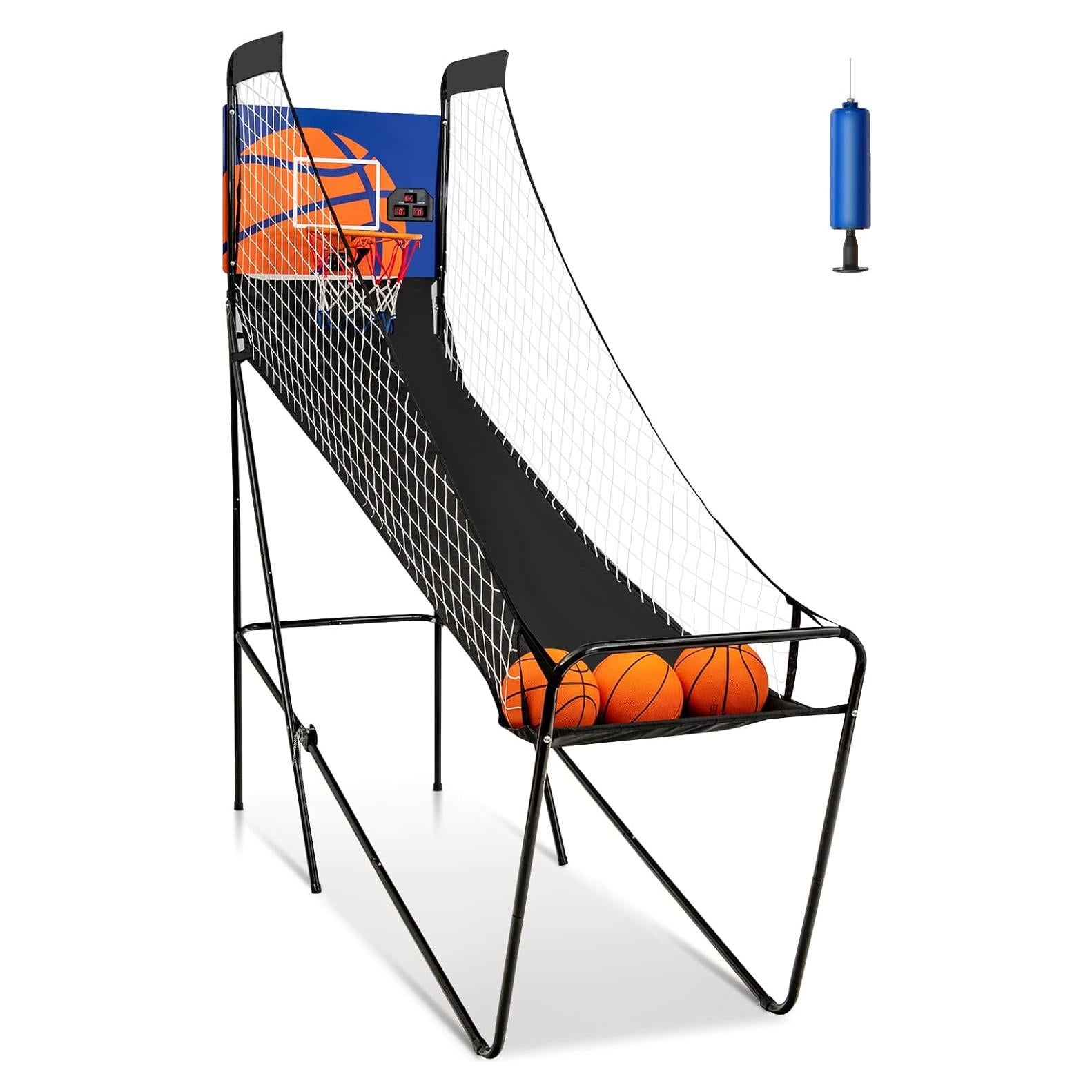Juego de Baloncesto Electrónico Plegable Giantex con Marcador