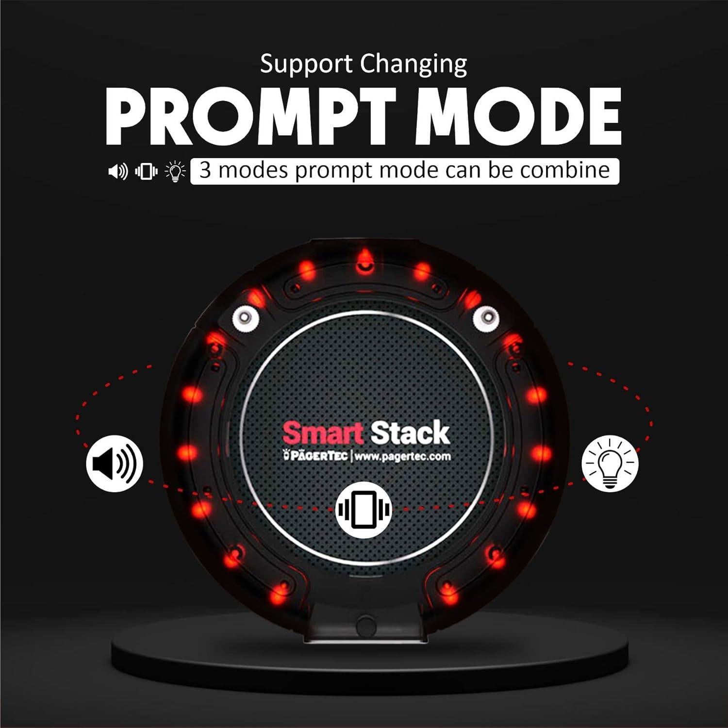 Sistema de Llamada Inalámbrico PagerTec 30 Unidades - Alcance 3.2 km