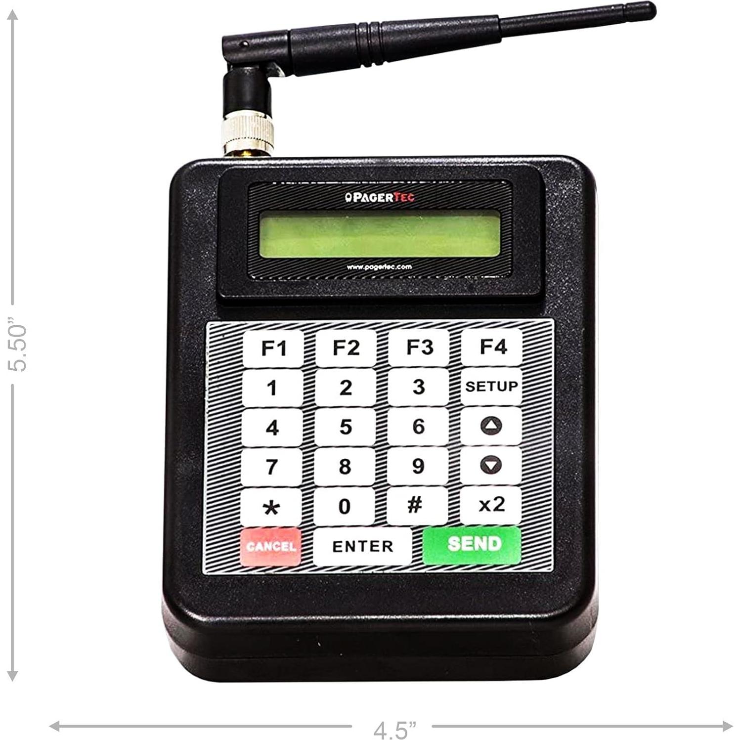 Sistema de Llamada Inalámbrico PagerTec 30 Unidades - Alcance 3.2 km