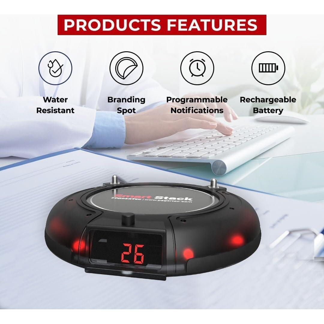 Sistema de Paginación Inalámbrico PagerTec 30 Pagers y Transmisor