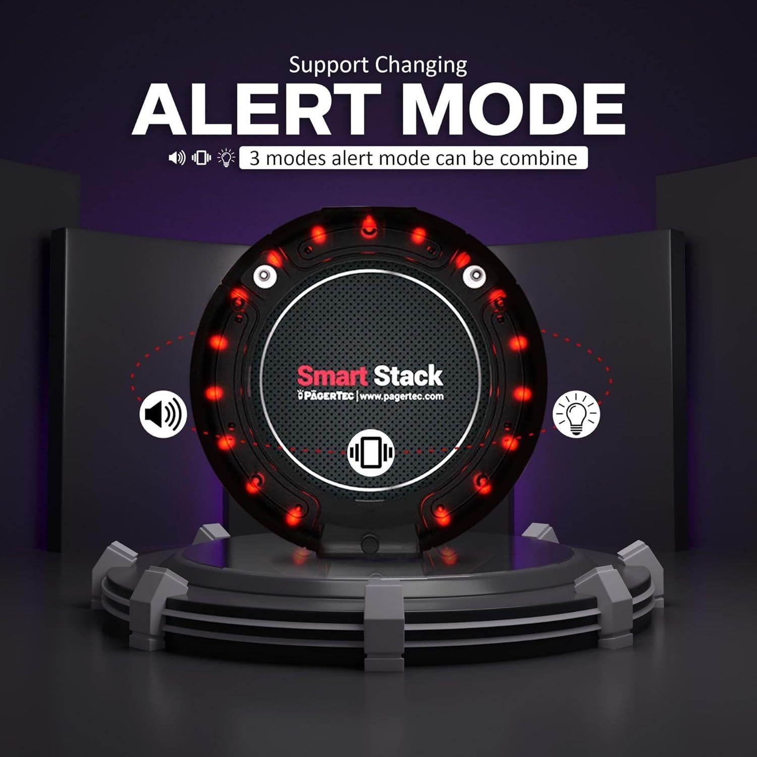 Sistema de Paginación Inalámbrico PagerTec 30 Pagers y Transmisor