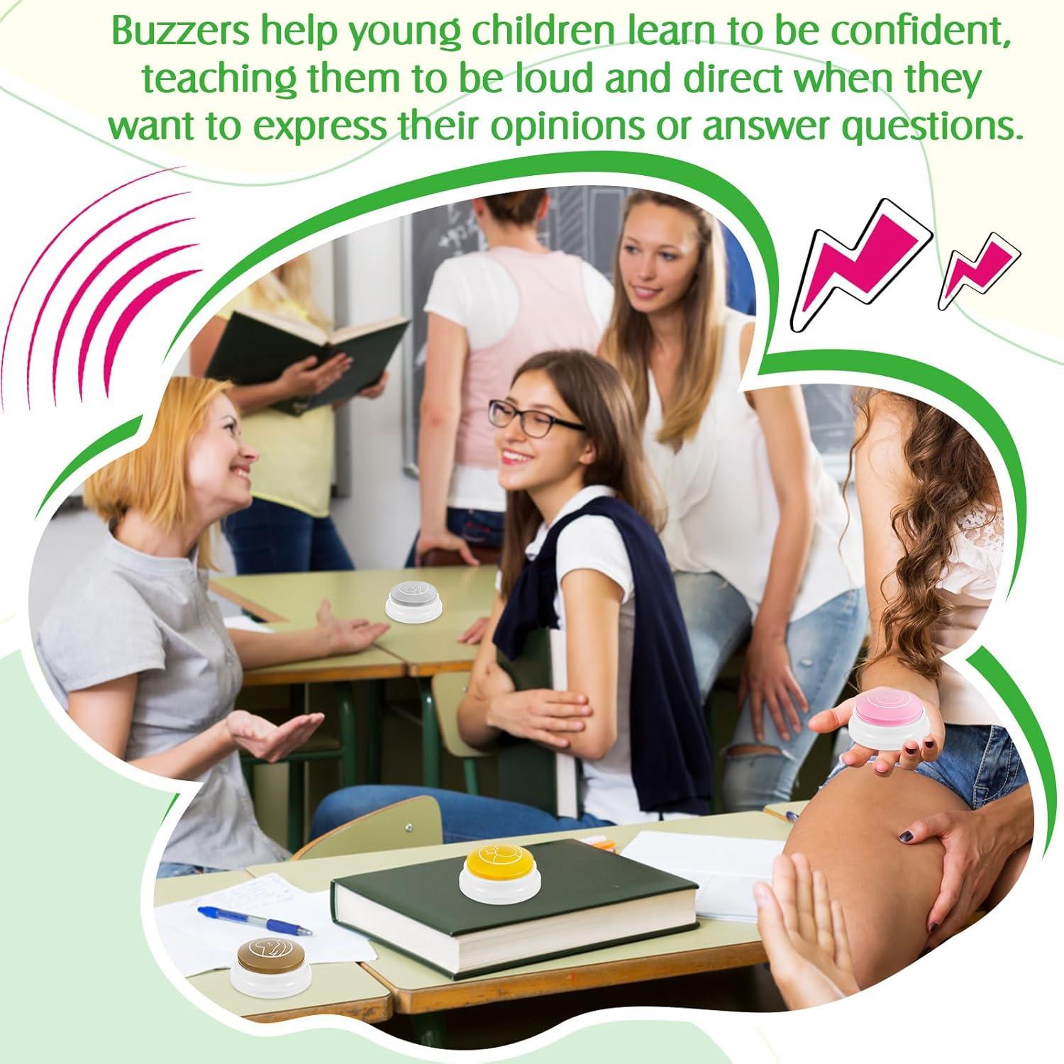 Botones de Sonido de Animales Syhood - 8 Pcs LED para Juegos