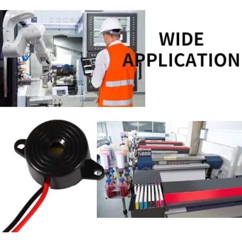 Buzzer Piezoeléctrico Activo Hilitand 10cm 95dB 3-24V