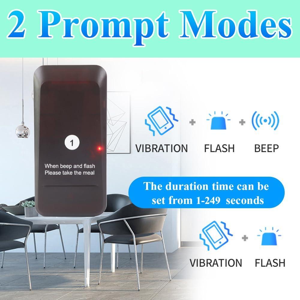 Sistema de Pagers Inalámbricos LOUIKENE 16 Pagers 300m