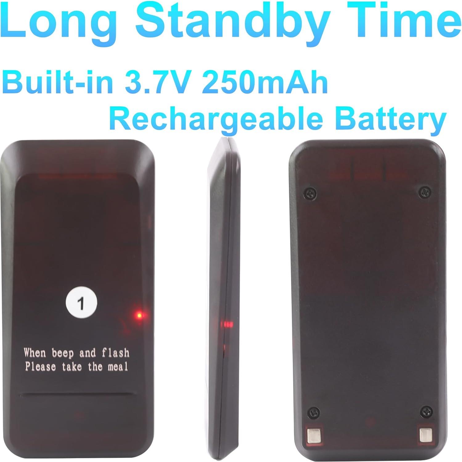 Sistema de Pagers Inalámbricos LOUIKENE 16 Pagers 300m