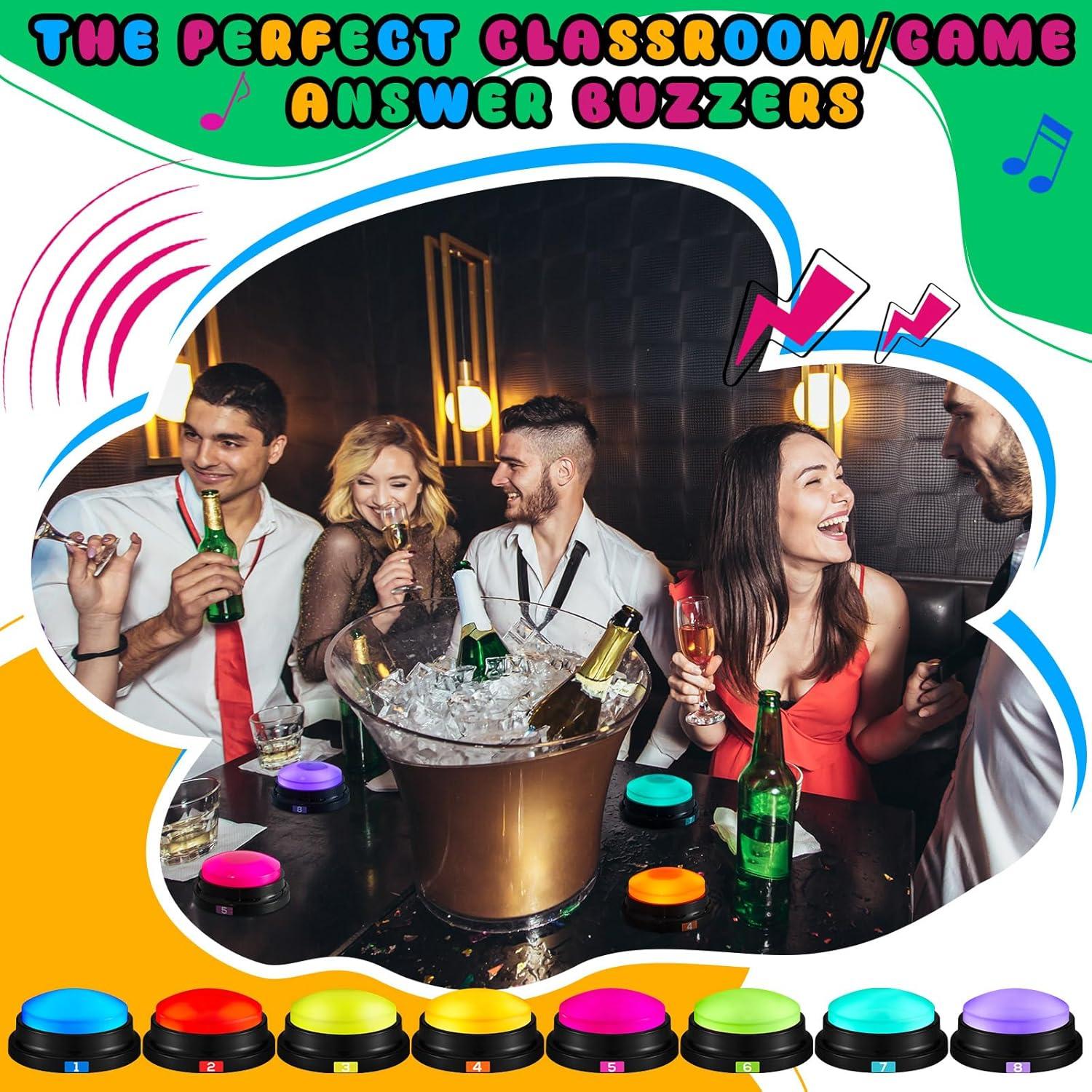 Botones de Grabación Xuhal 8 Pcs para Juegos y Clases