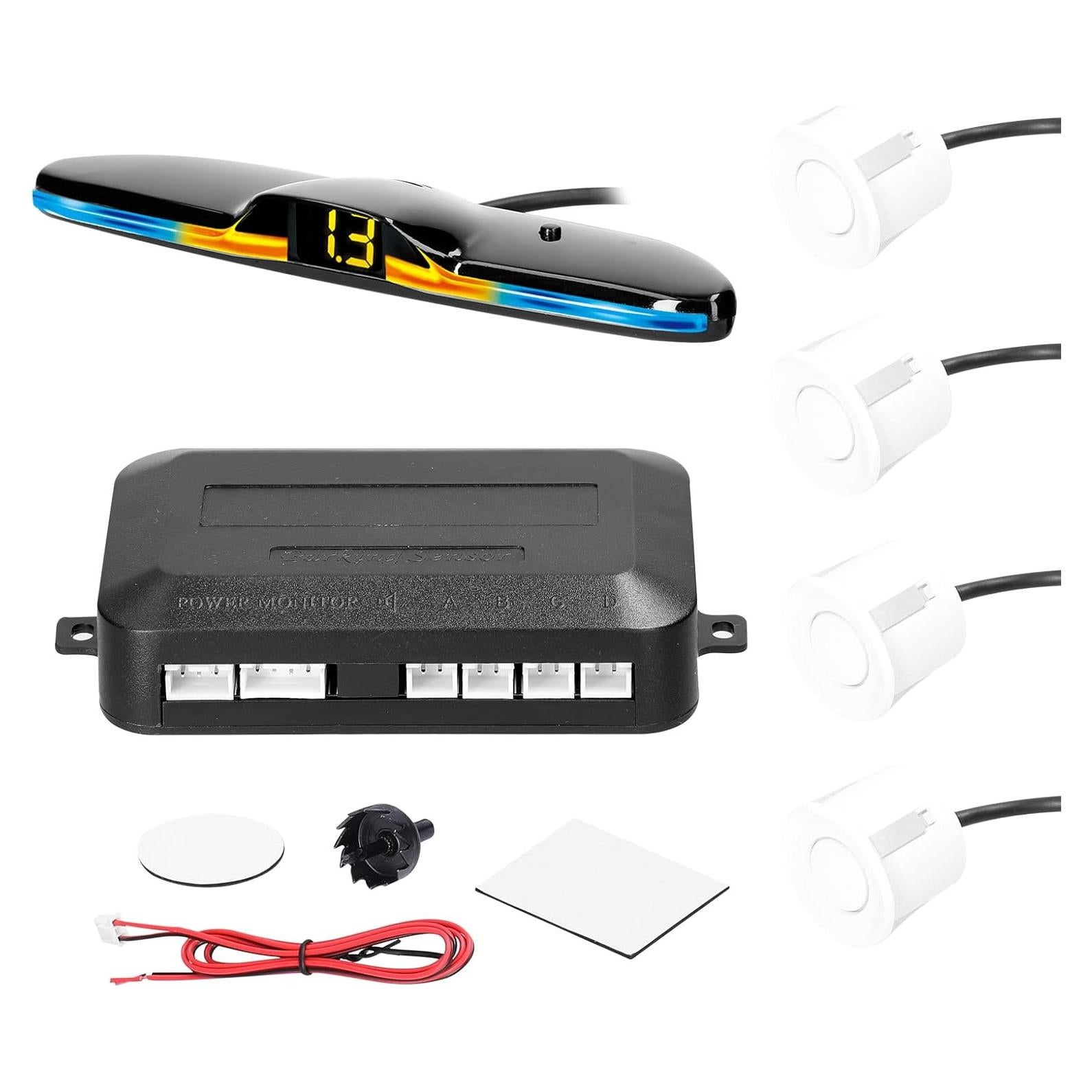 Sistema de Sensores de Estacionamiento GoolRC 4 Sensores LED 12V