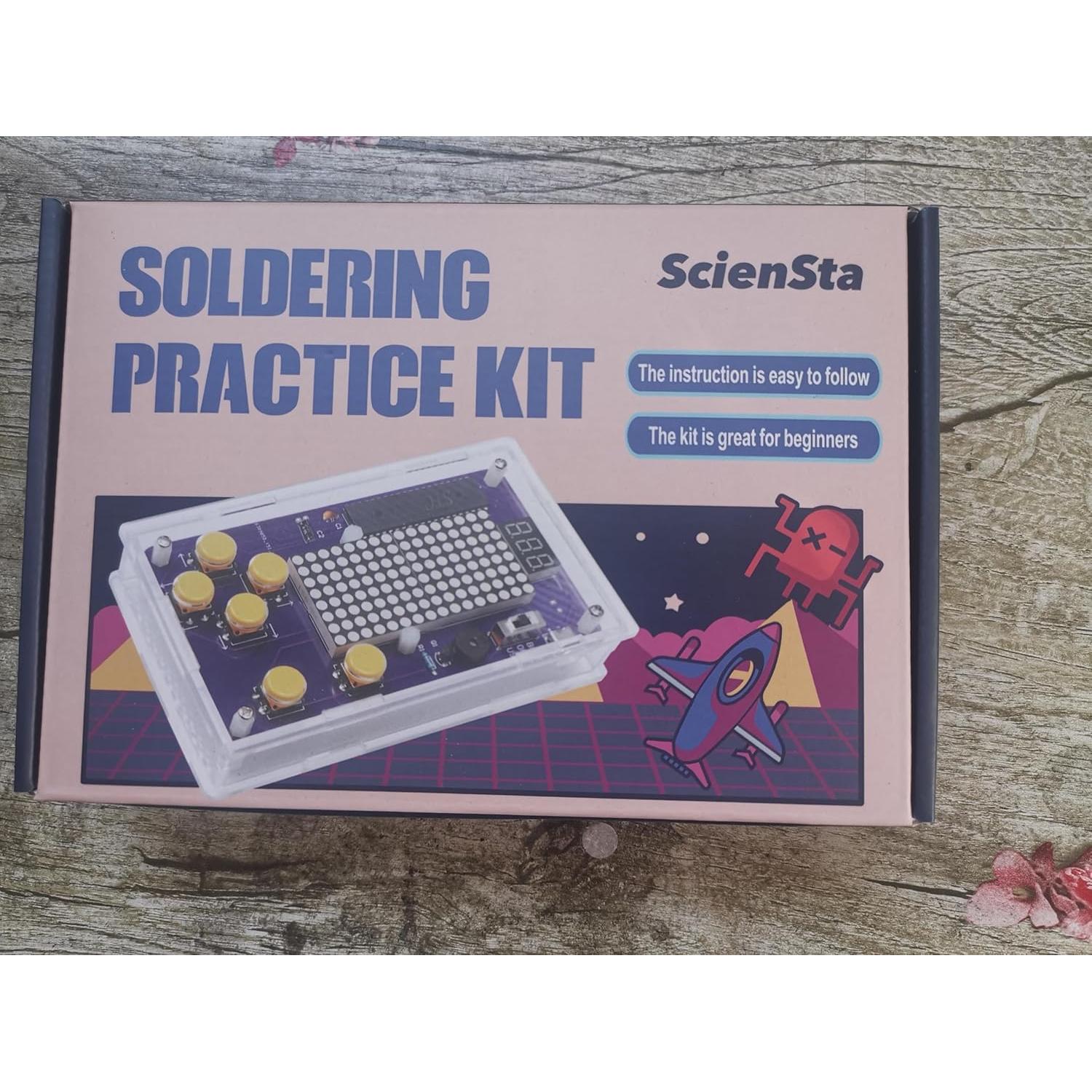 Kit de Soldadura Básico ScienSta DZ-01 para Educación STEM