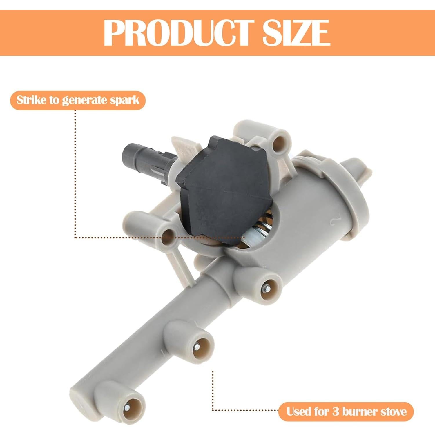 Kit de Encendedor Piezoeléctrico 3 Salidas MOASKER RV-01