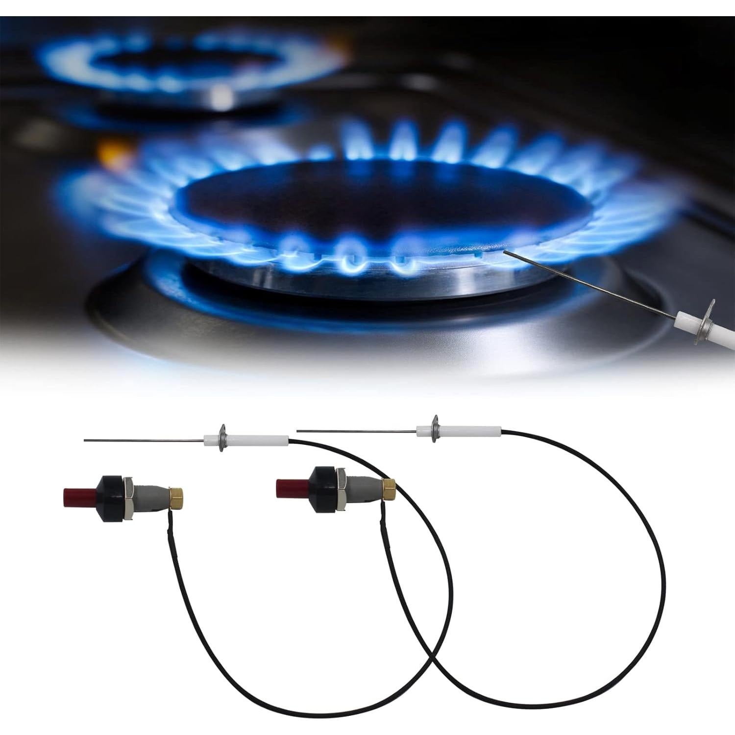 Juego de Encendedores Piezoeléctricos MENSI para Gas - 2 Piezas