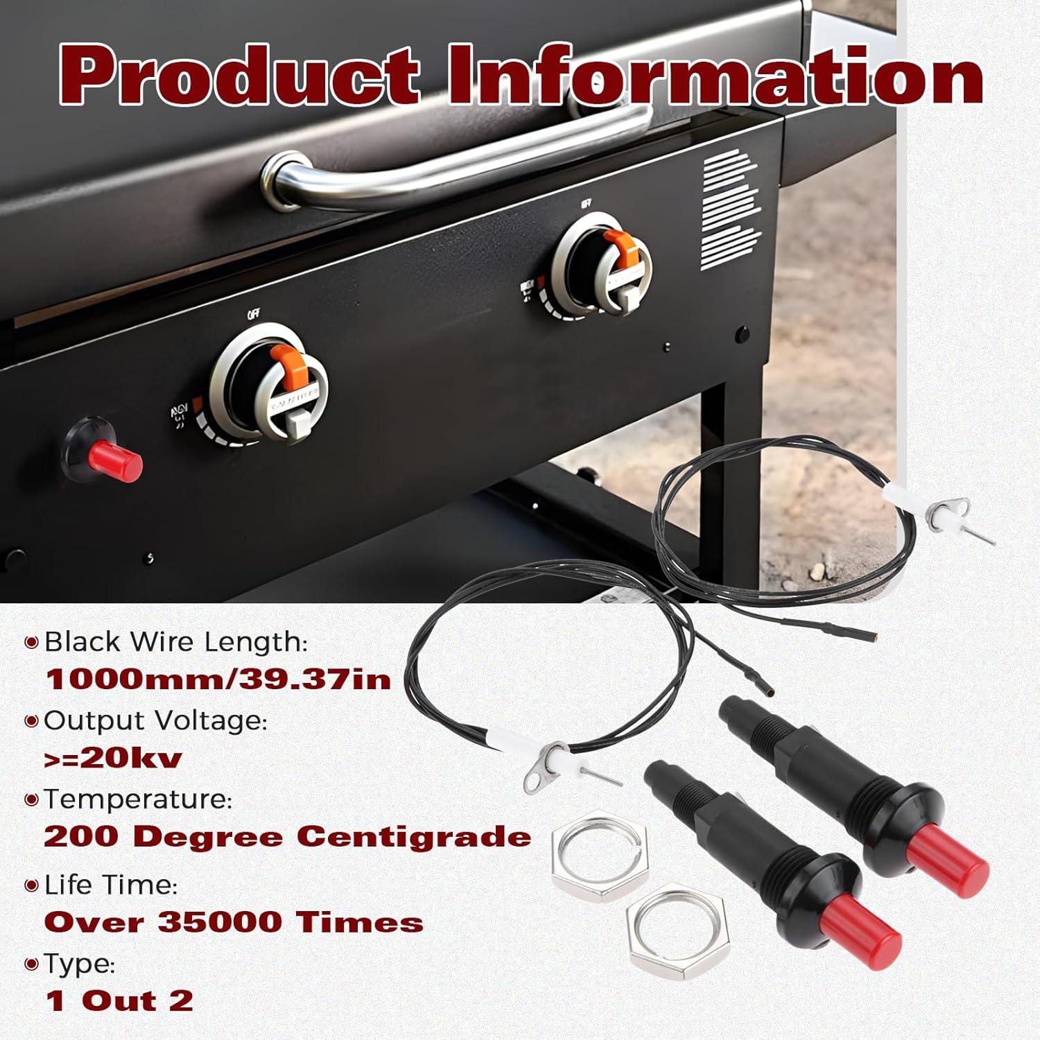 Kit de encendedor piezoeléctrico DRELD con cable 1m