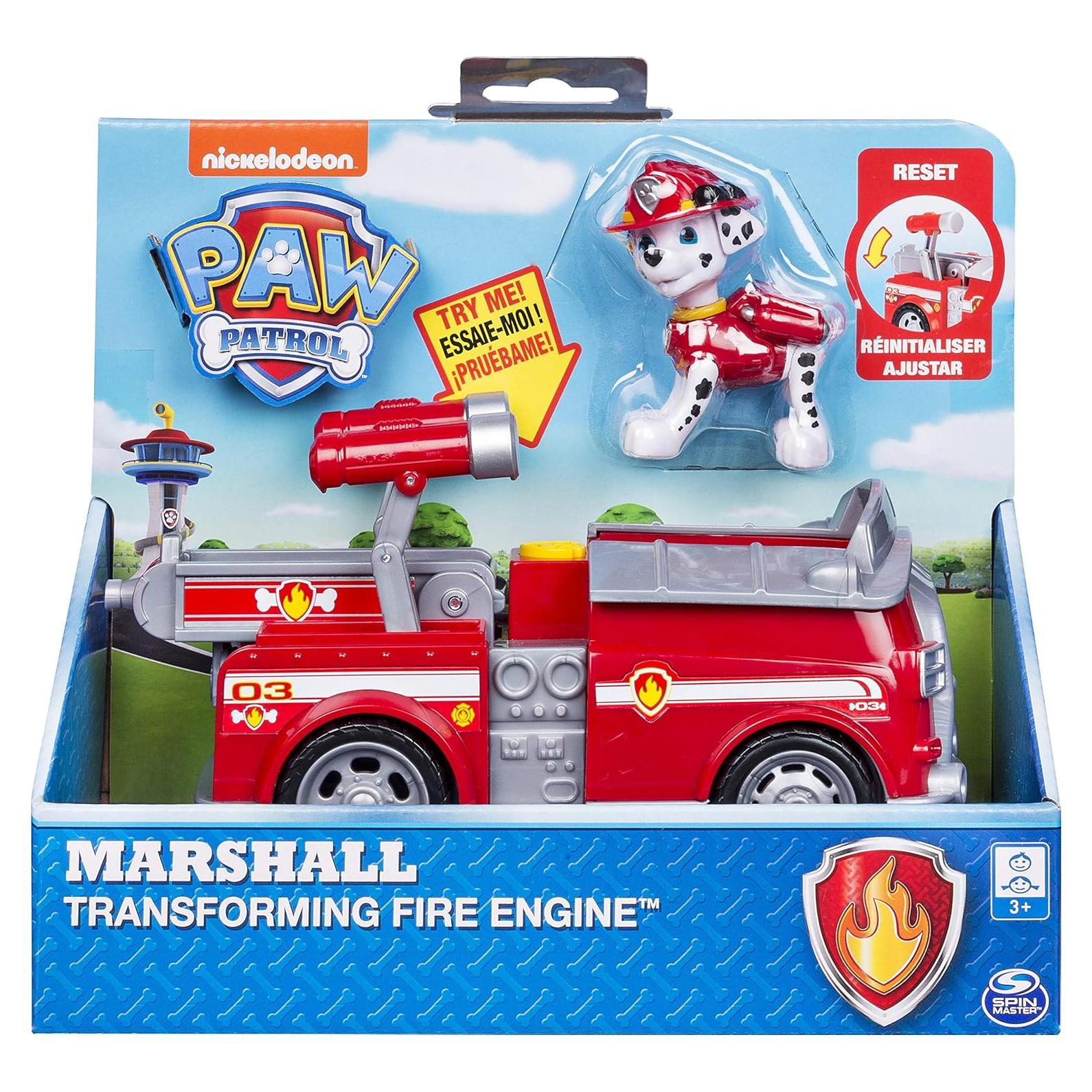 Camión de Bomberos Transformador Spin Master Marshall