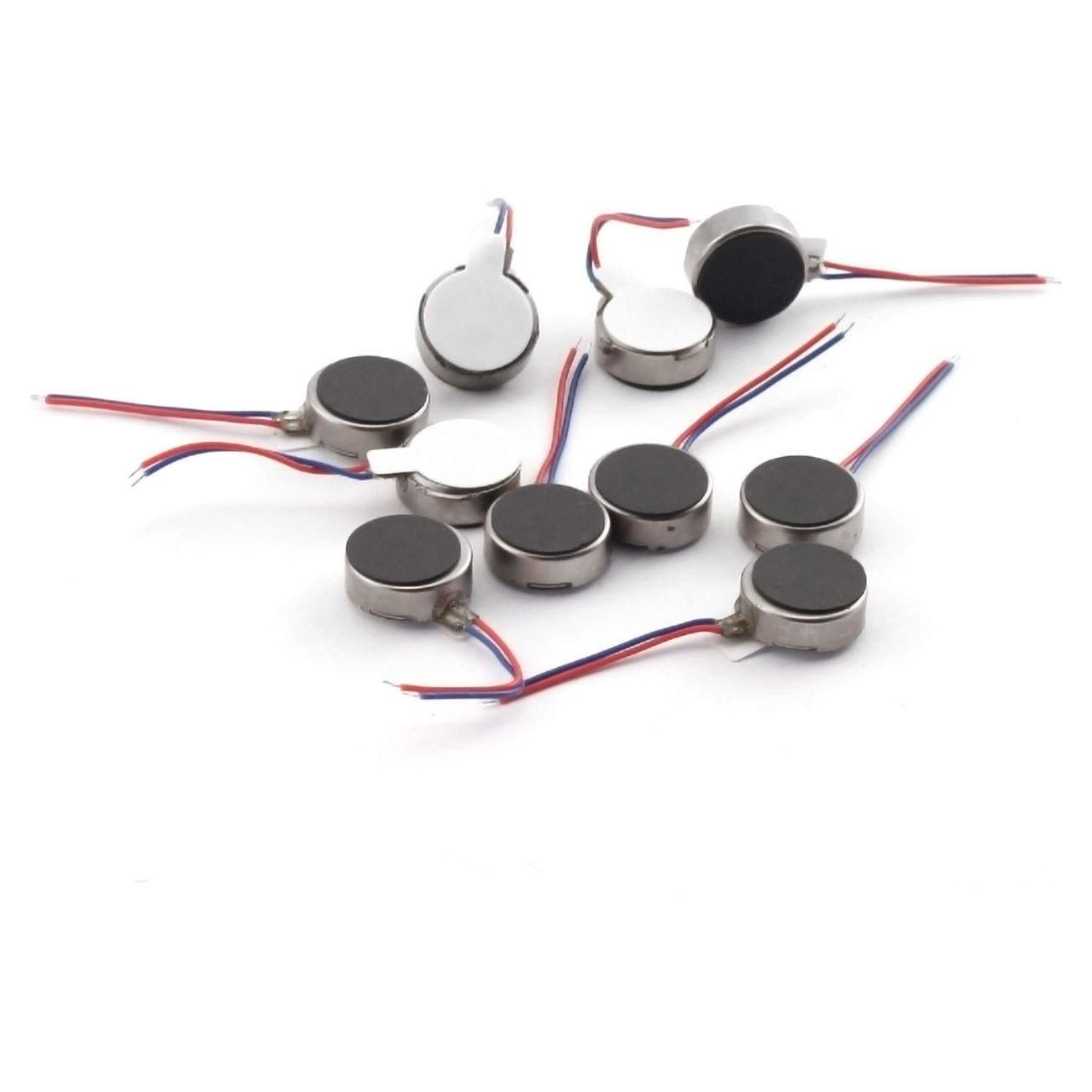 Motor de Vibración Micro ZYAMY 10 PCS DC 3V 12000RPM 10x2.7mm